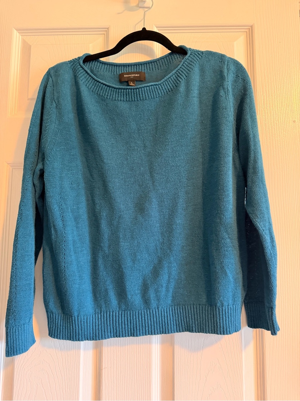 Banana Republic Teal Crewneck Sweater